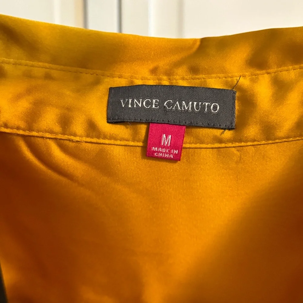 Vince Camuto Mustard Yellow Blouse - Picture 2 of 4